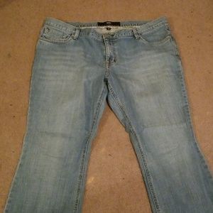 Size 18 light wash jeans women's